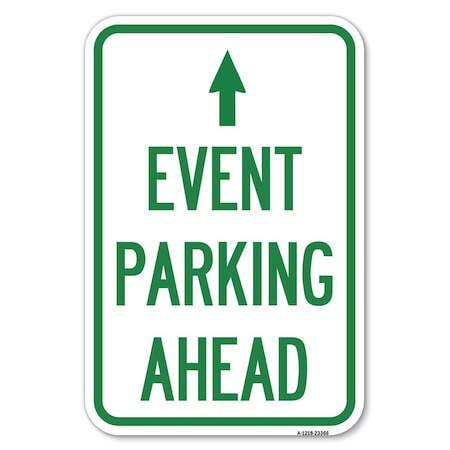 Signmission Parking Sign & Post Kit Heavy-Gauge Aluminum Sign, 12" x 18", A-1218-23366 A-1218-23366